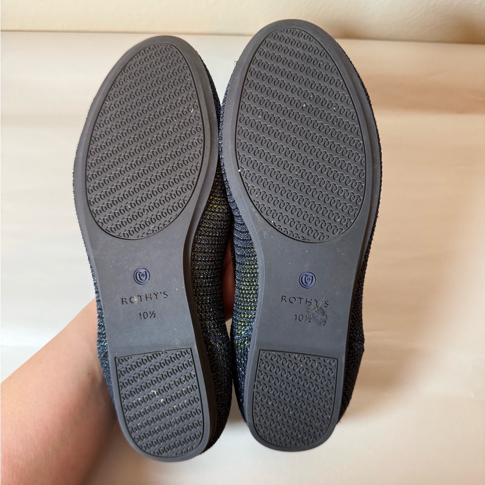 Rothy’s Metallic Lattice Stitch Loafers View 4